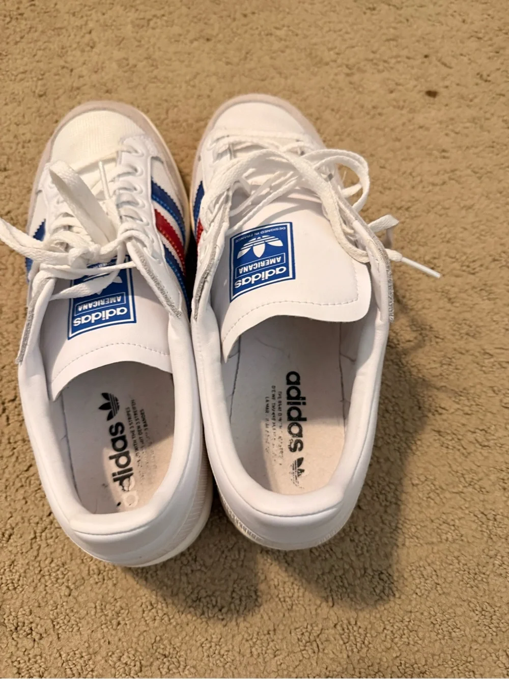 adidas vintage Americana sneaker size 10. Like new with box-worn once.